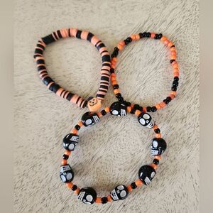 Halloween Themed Beaded Bracelets